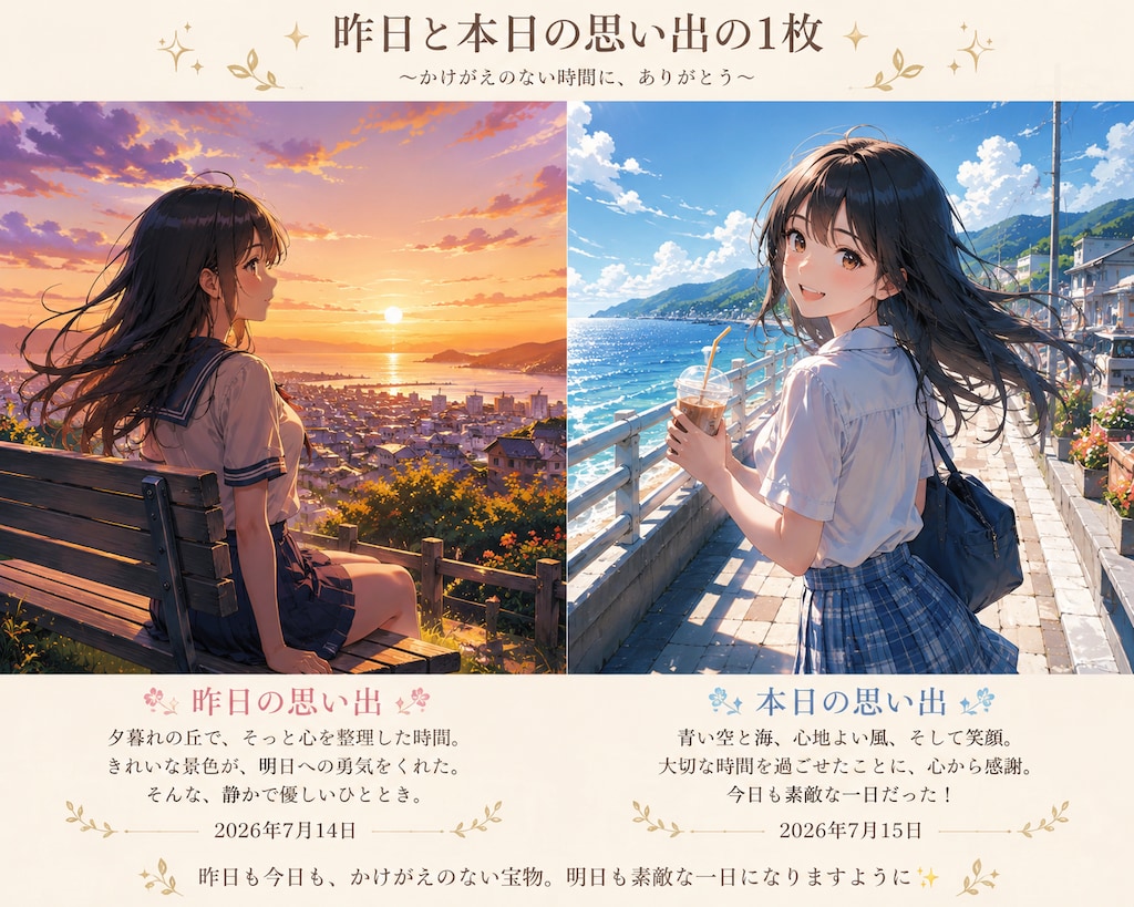 1日前の⭐✨Diary
