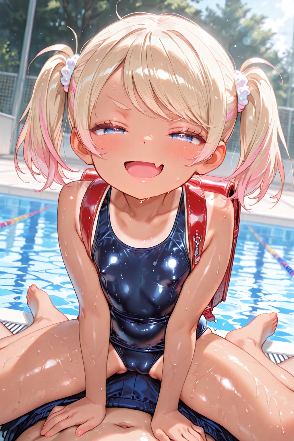スク水ランドセル♡