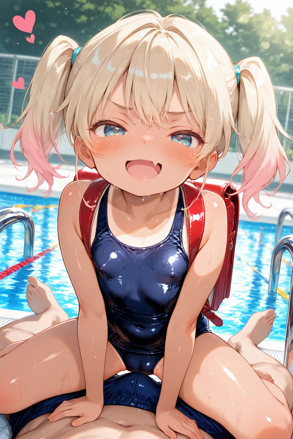 スク水ランドセル♡