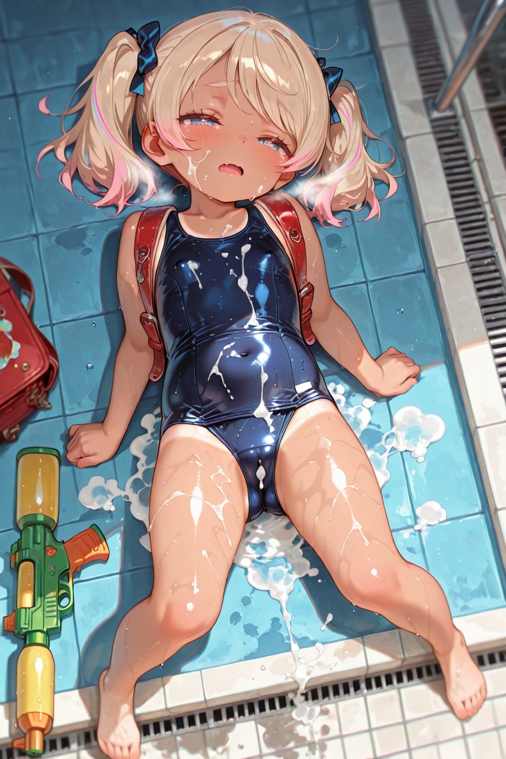 スク水ランドセル♡