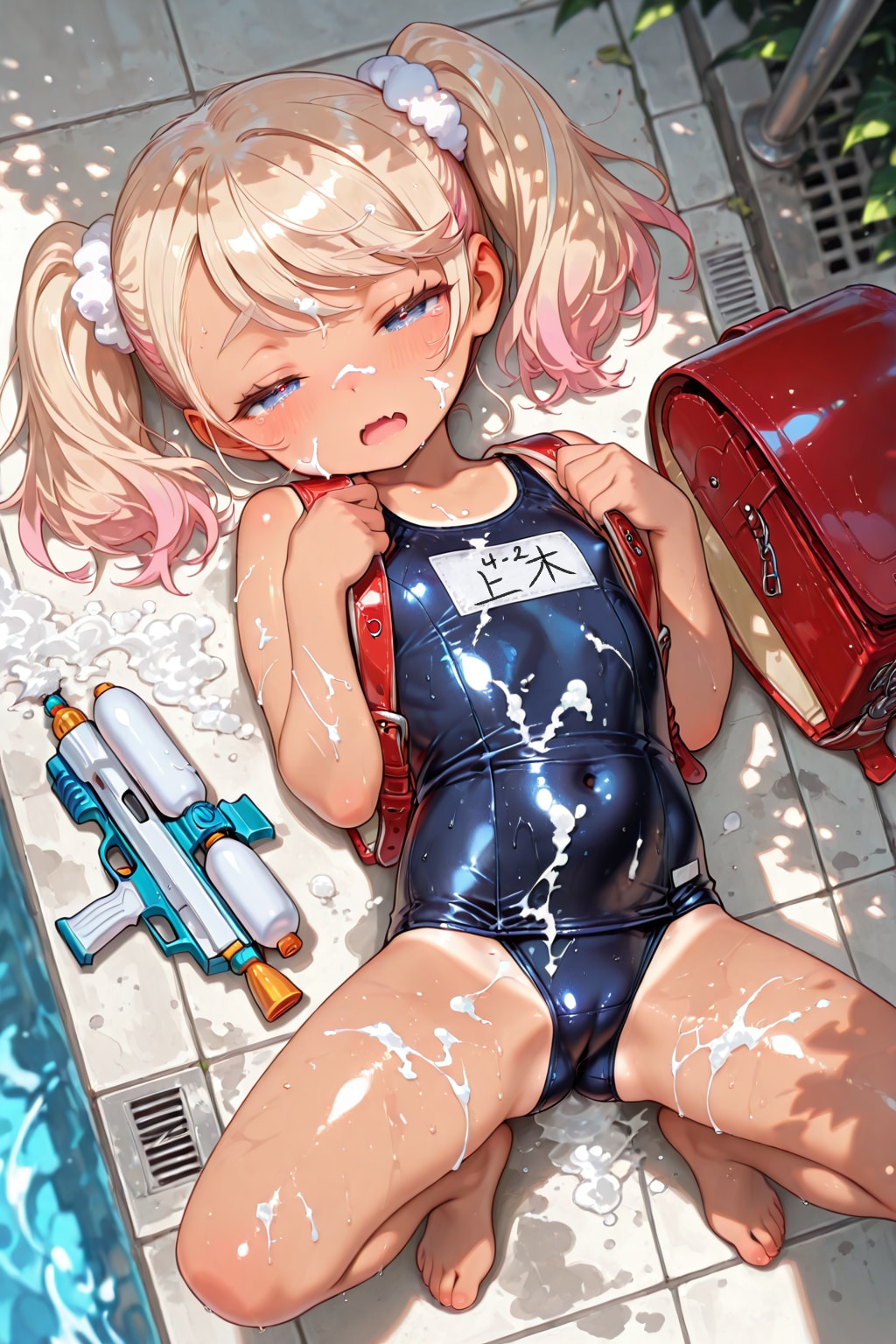 スク水ランドセル♡