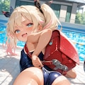 スク水ランドセル♡ 4枚目