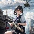 セーラー服と機関銃 2枚目