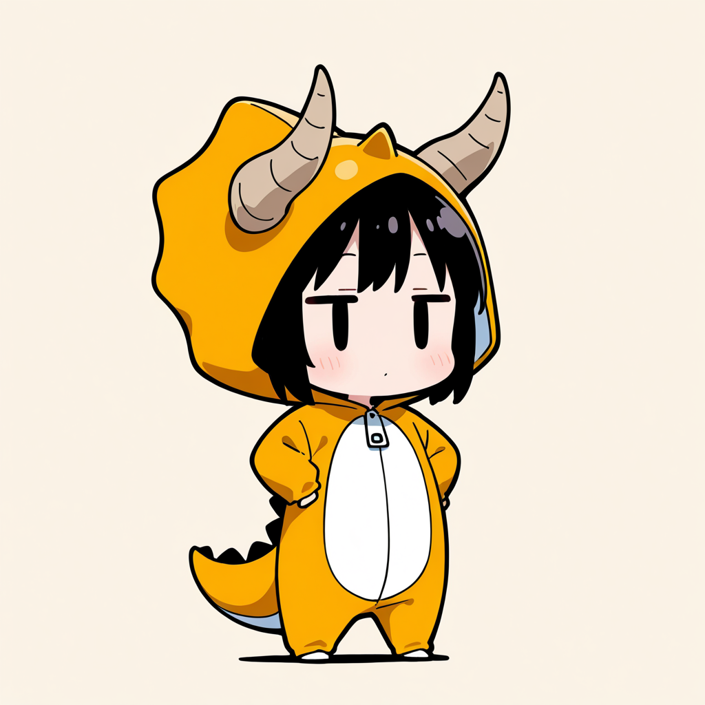 着ぐるみ着せ替え（トリケラトプス）