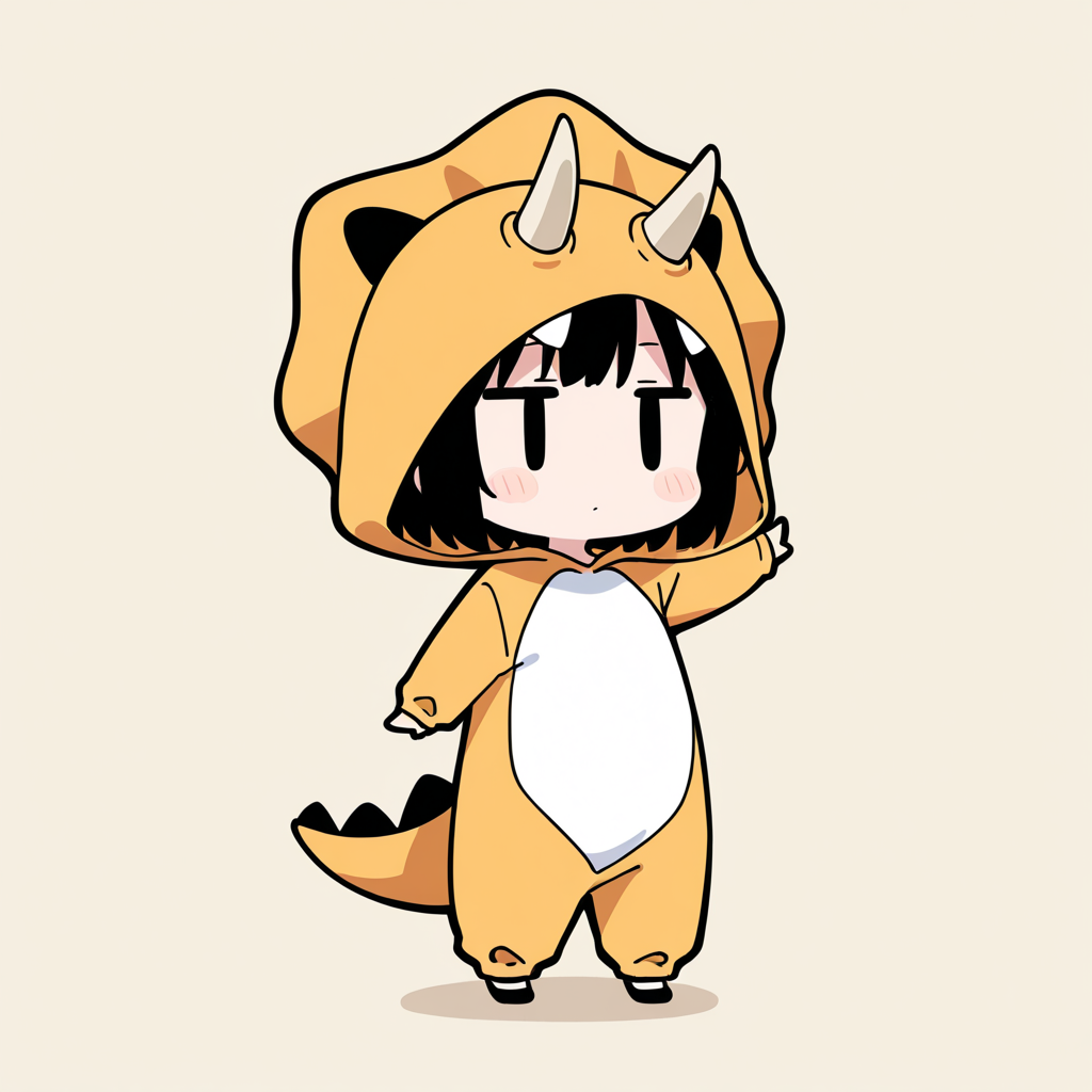 着ぐるみ着せ替え（トリケラトプス）