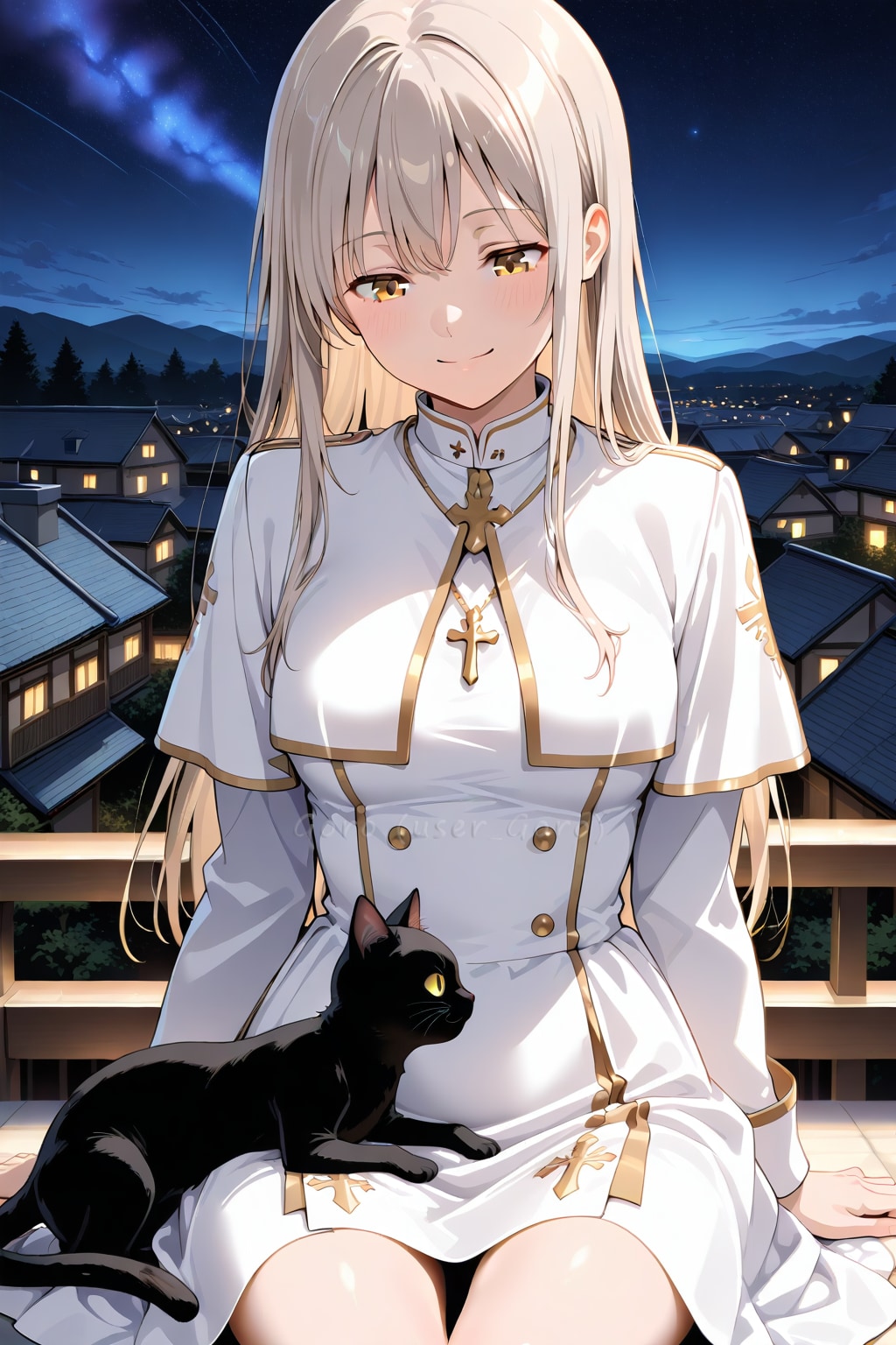 ジルリィ、黒猫との夜会見つかる