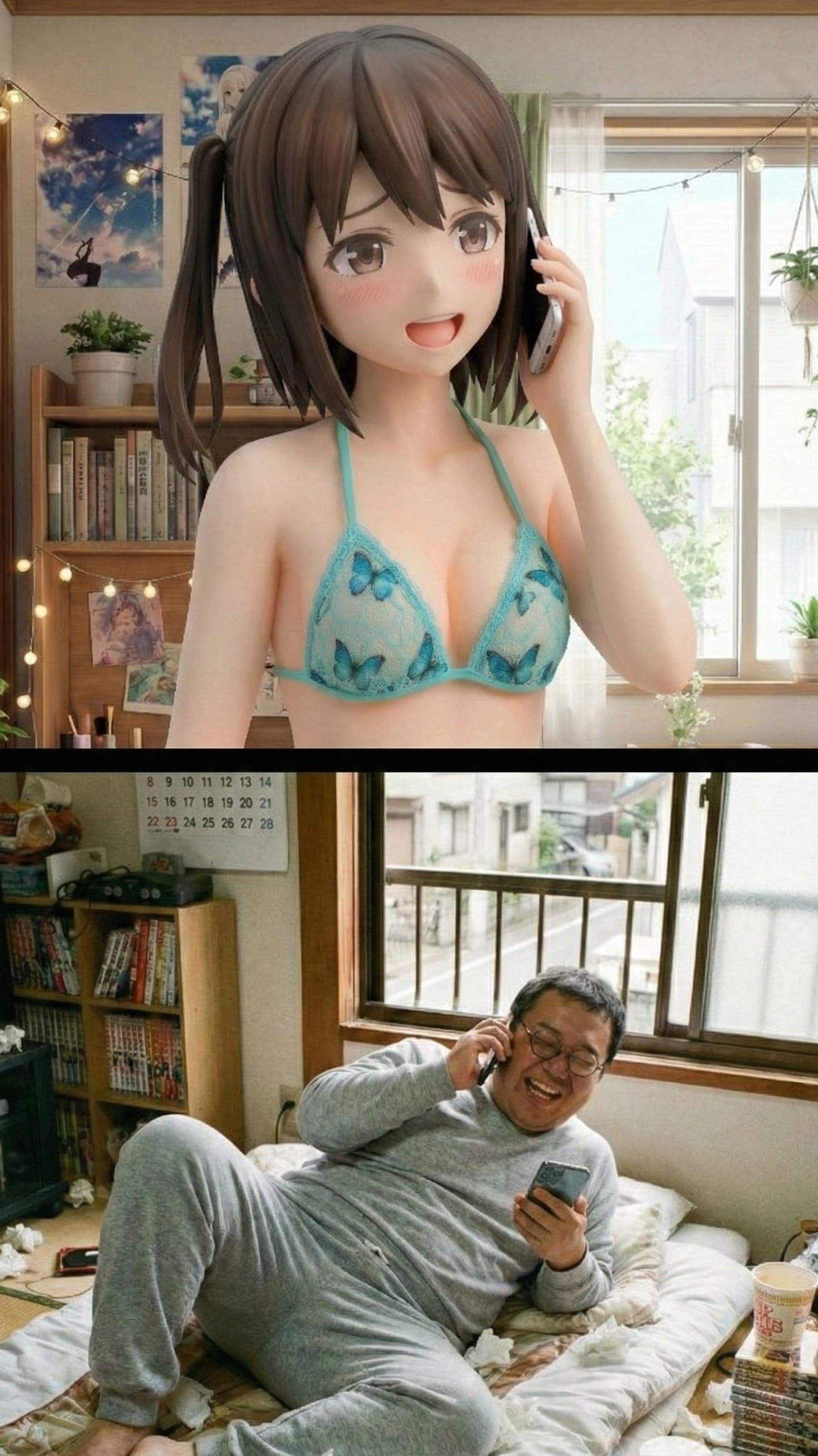 ＪＫをイケボで騙してＨな自撮りをゲット その１