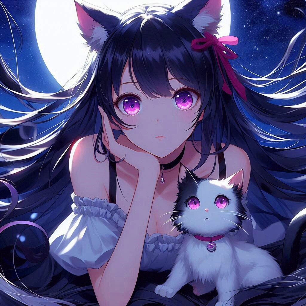 子猫と、ゴシックなうちの子★(12枚)