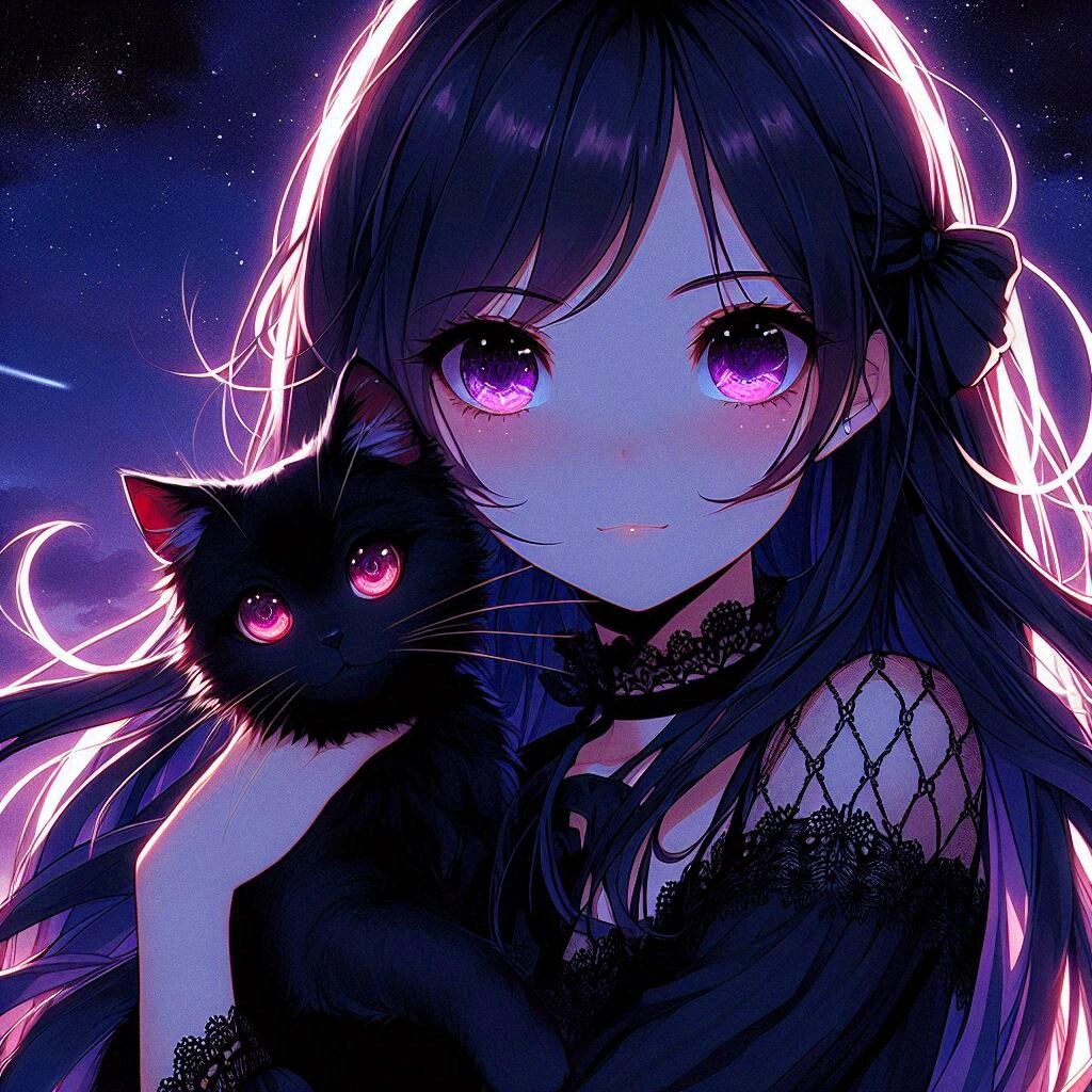 子猫と、ゴシックなうちの子★(12枚)