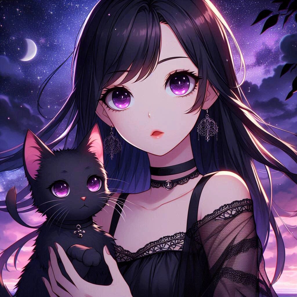 子猫と、ゴシックなうちの子★(12枚)