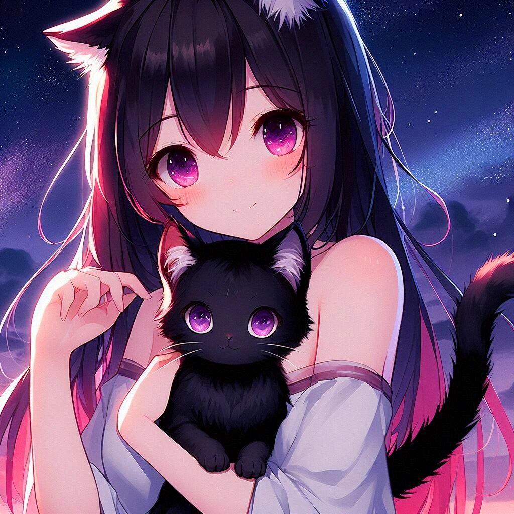 子猫と、ゴシックなうちの子★(12枚)