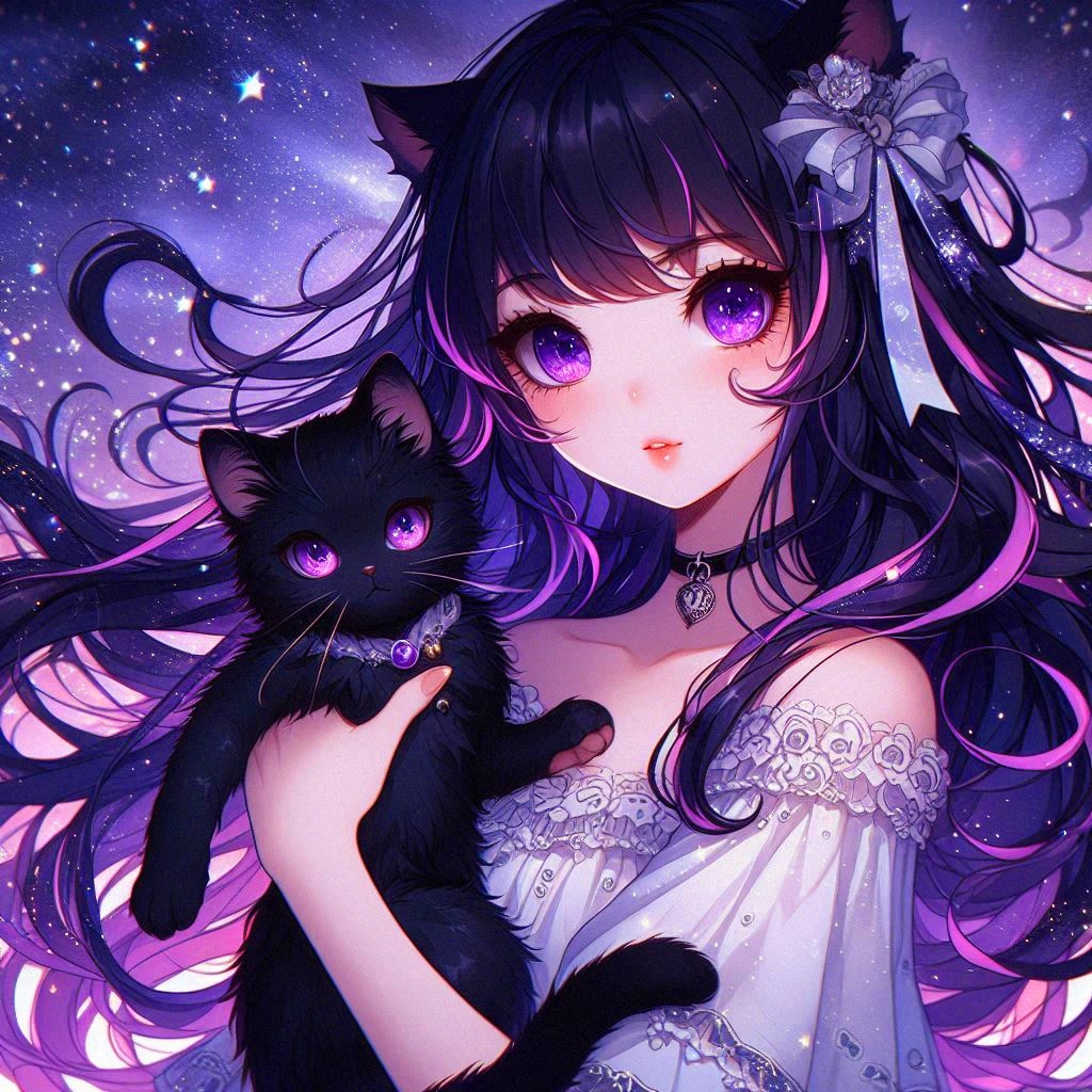 子猫と、ゴシックなうちの子★(12枚)