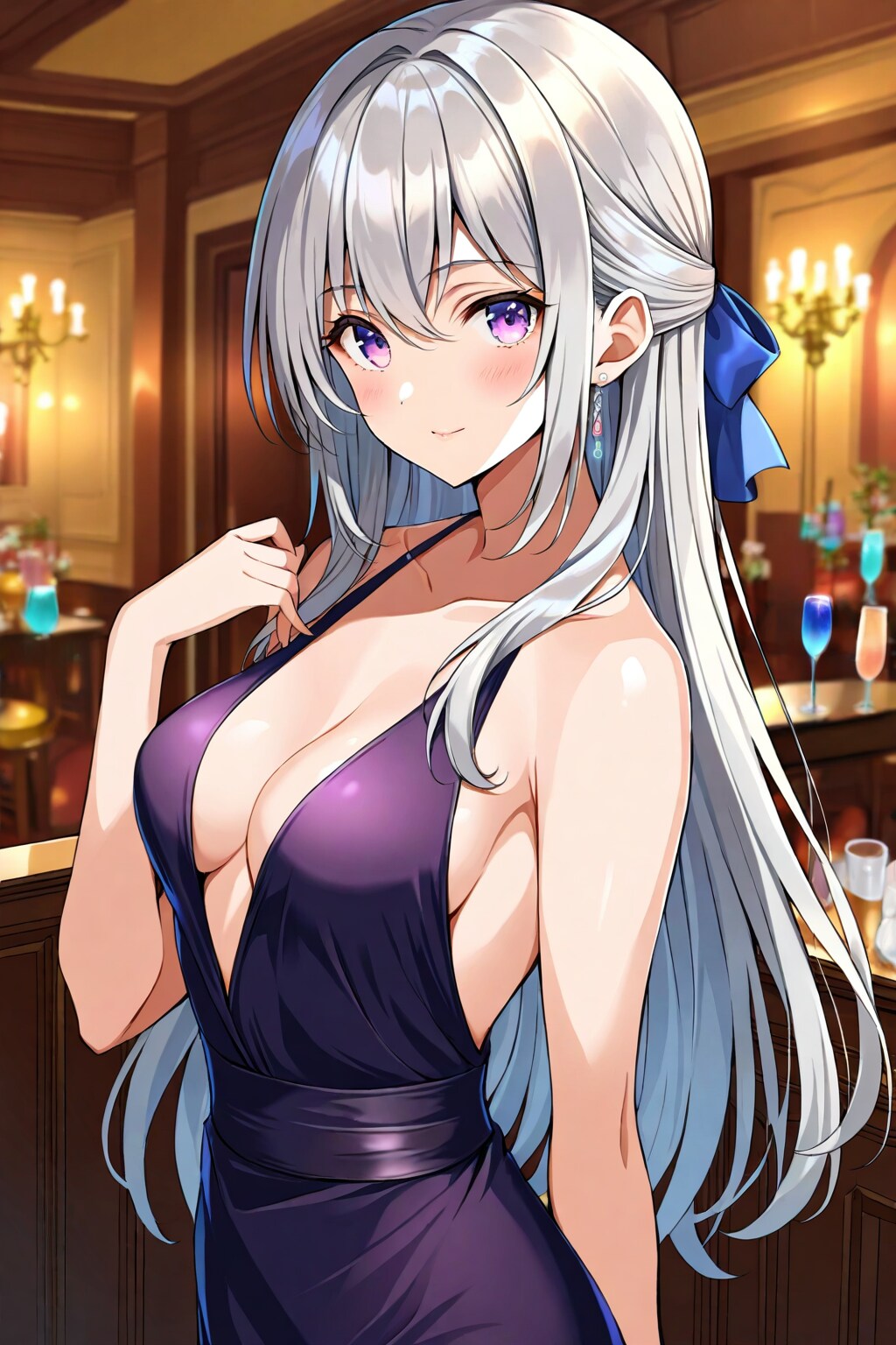 (818HQ)銀髪ちゃんドレスI2I