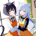 うちのクロミナとユキネ　その２ 2枚目