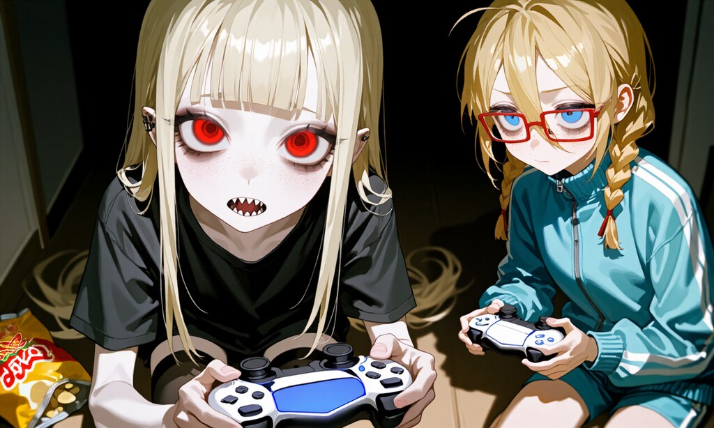 ゲームで勝負、メイヘムちゃん