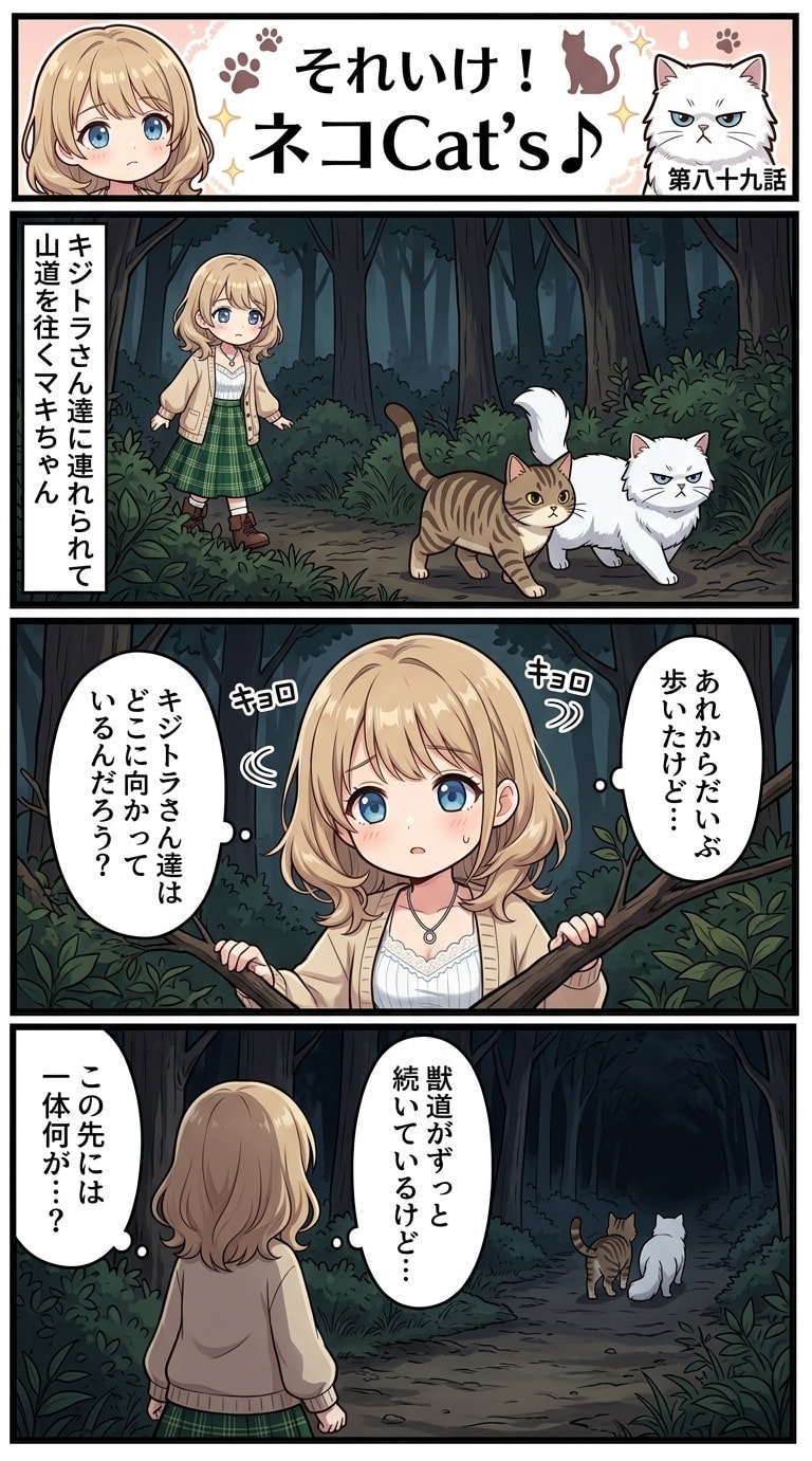 【89話】それいけ！ネコCat's♪(４コマ漫画じゃない) | の人気AIイラスト・グラビア