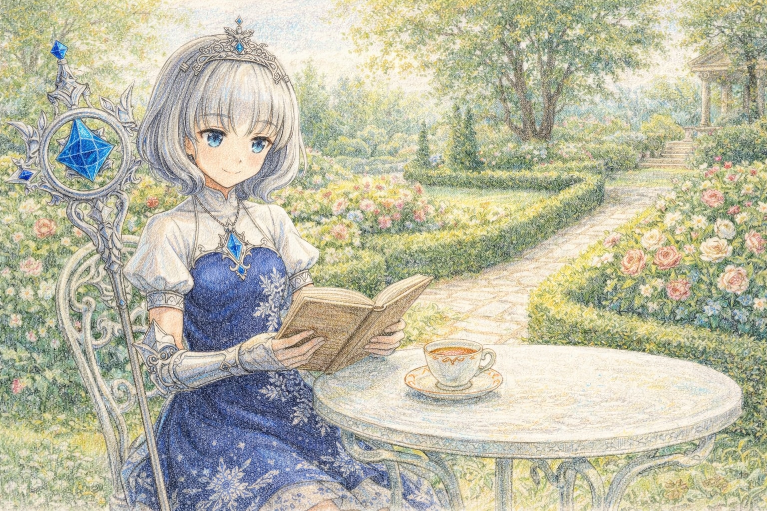 魔法少女スターライト・スノーの昼休み | の人気AIイラスト・グラビア