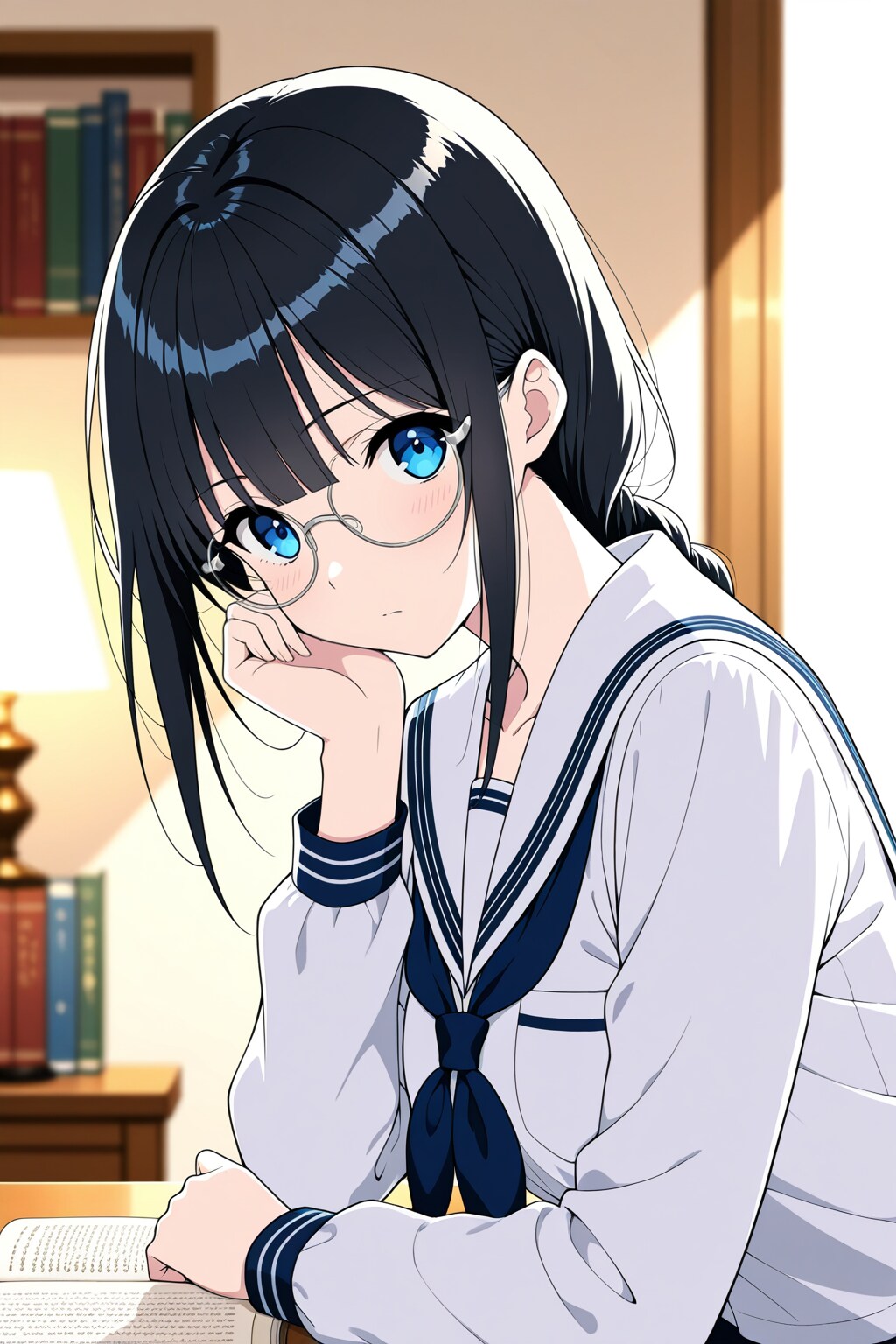 一緒に勉強してくれるしおりちゃん