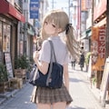 見かけたあの子『なんですか？』女子高生 2枚目