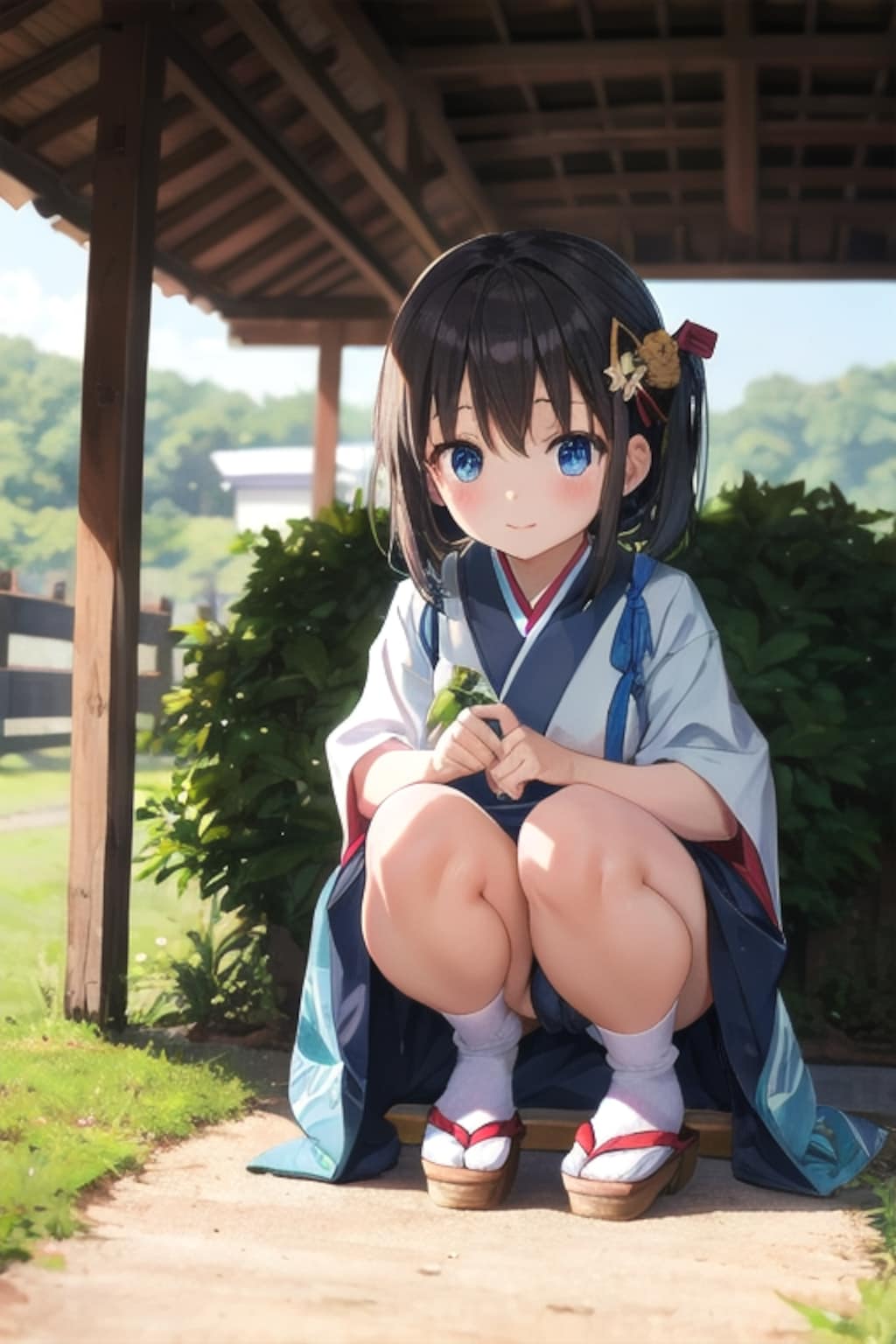 しーっ、かくれんぼしてるの。