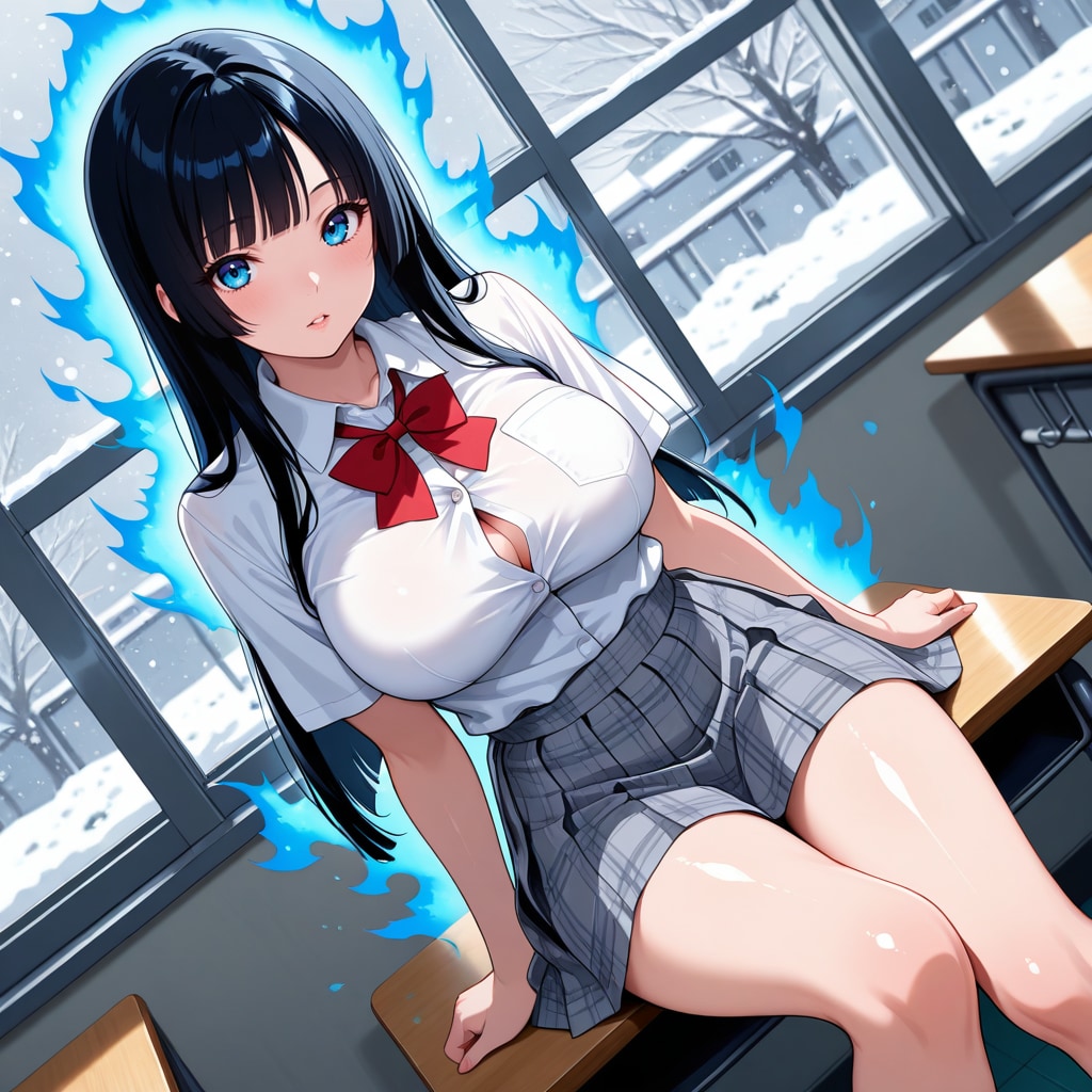 冷気のオーラエフェクト