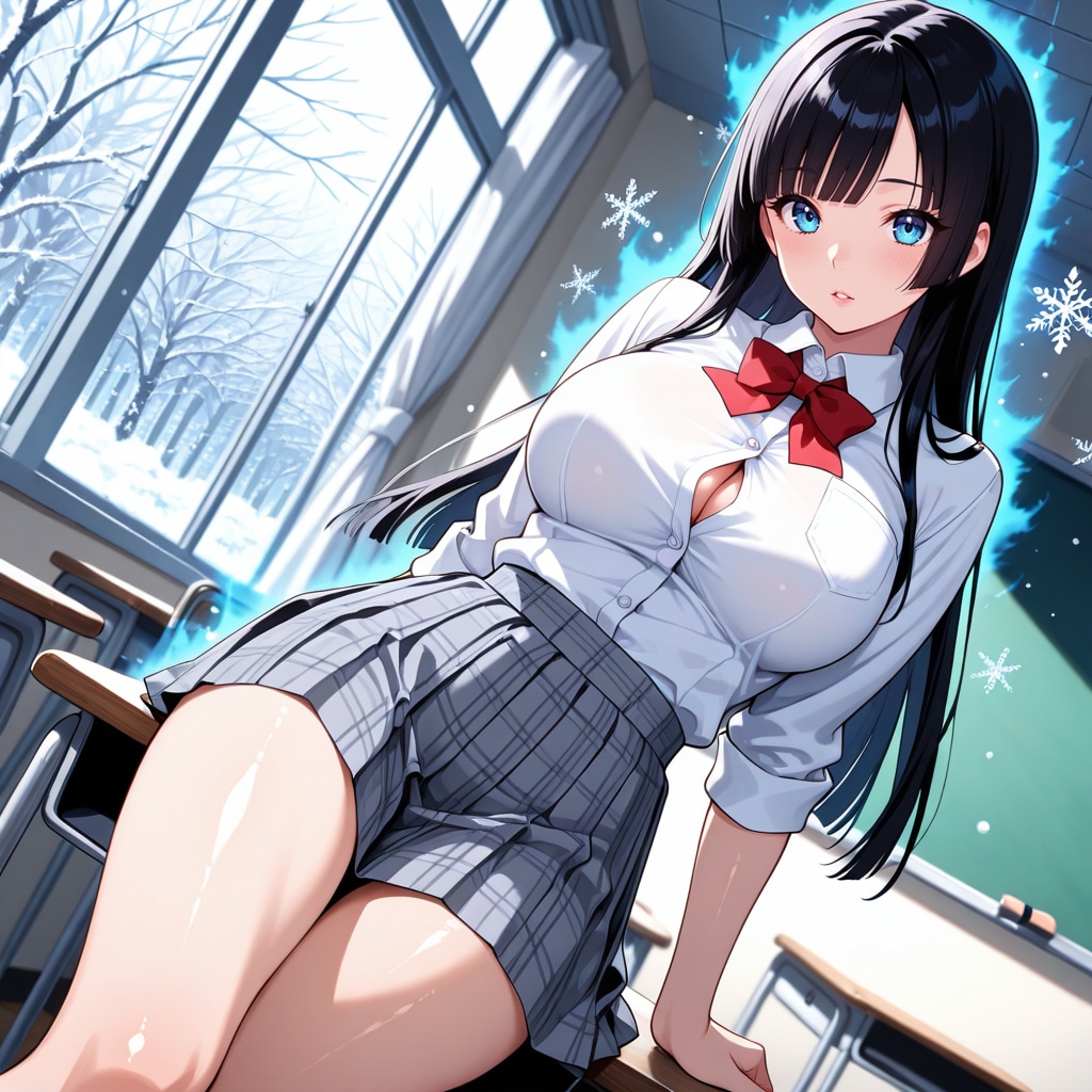 冷気のオーラエフェクト | の人気AIイラスト・グラビア