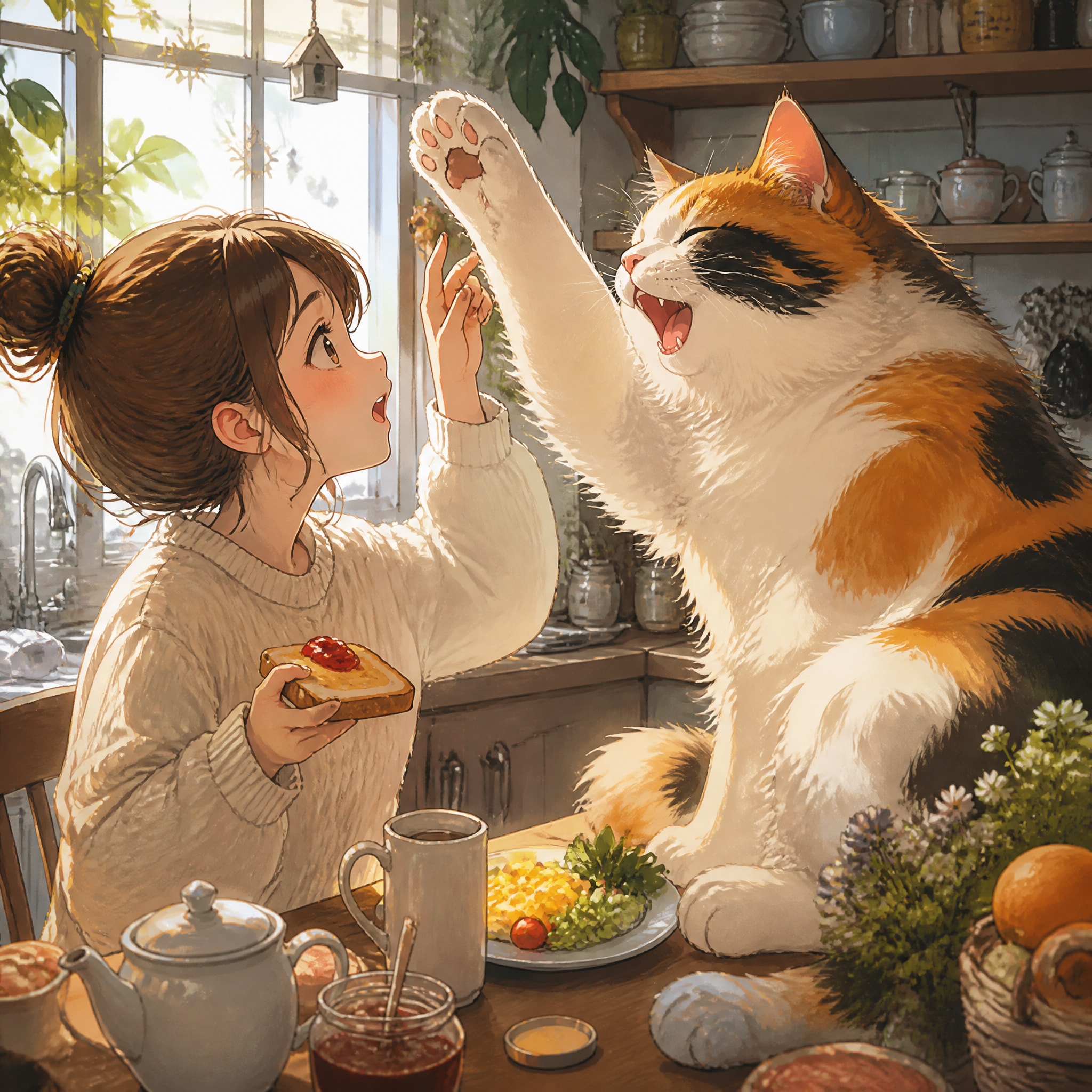 おはよう三毛殿（２８）GPTimages2.0 | の人気AIイラスト・グラビア