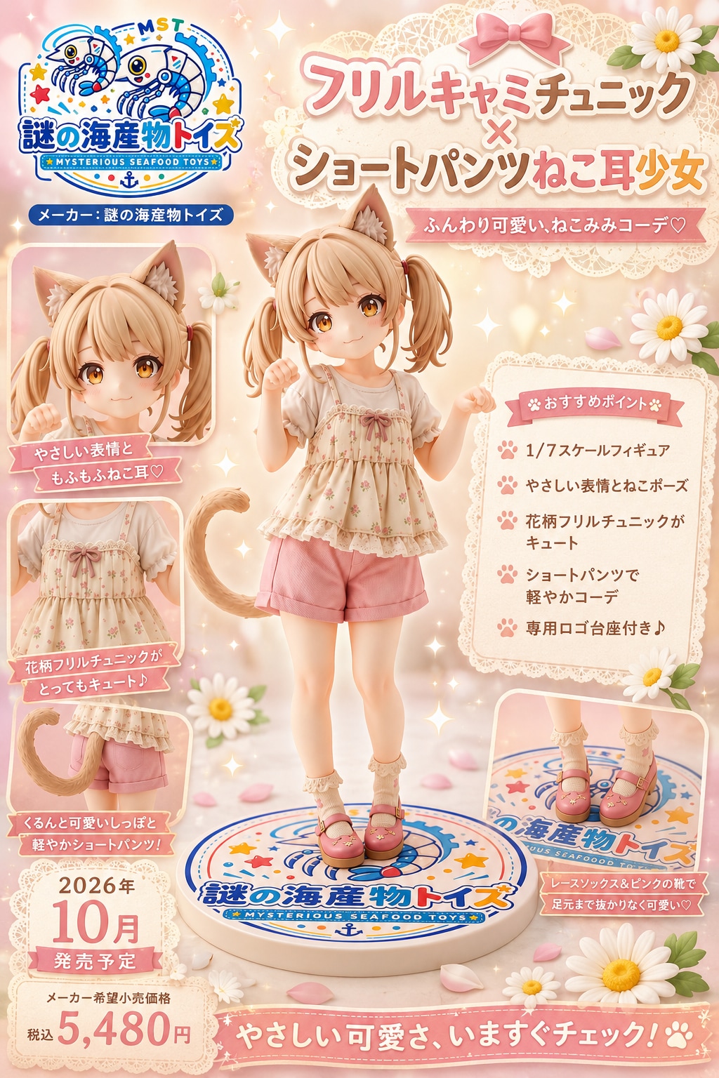 ケモミミキャミソール５種盛り！