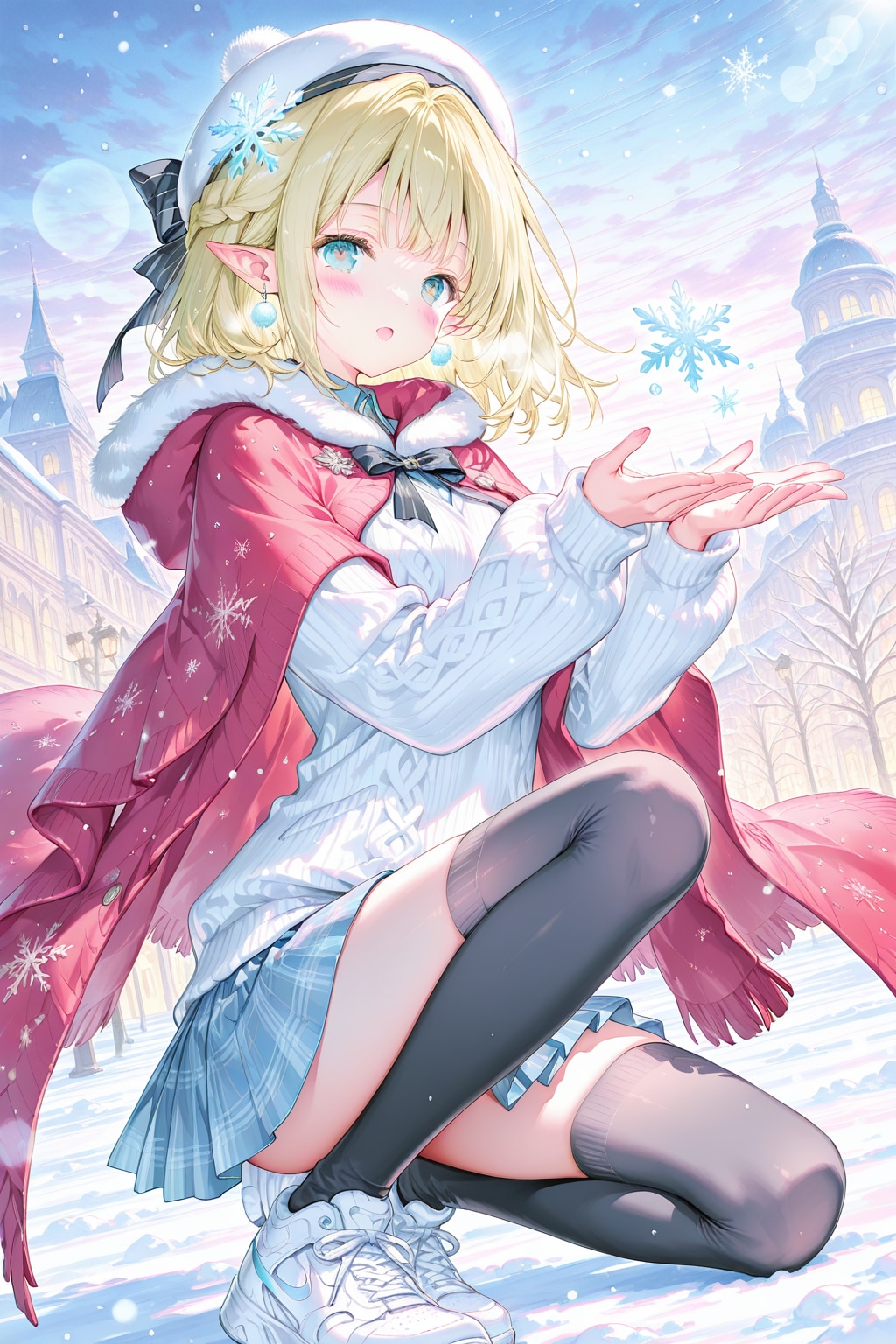 はじめての雪 | の人気AIイラスト・グラビア