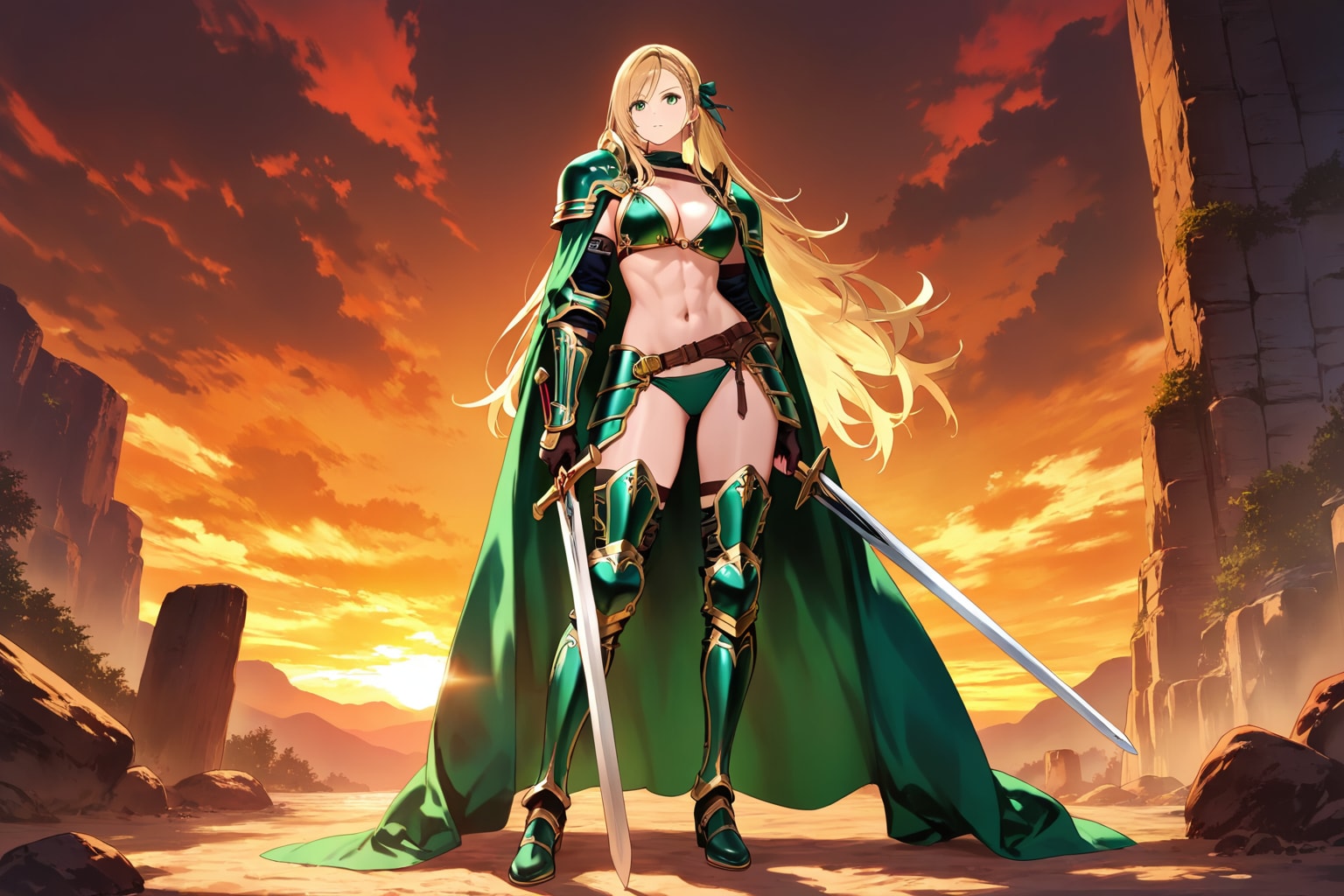 ❴ 翠甲の戦姫、強さ顕る ❵