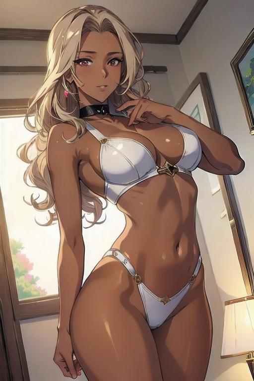 褐色ビキニギャル7