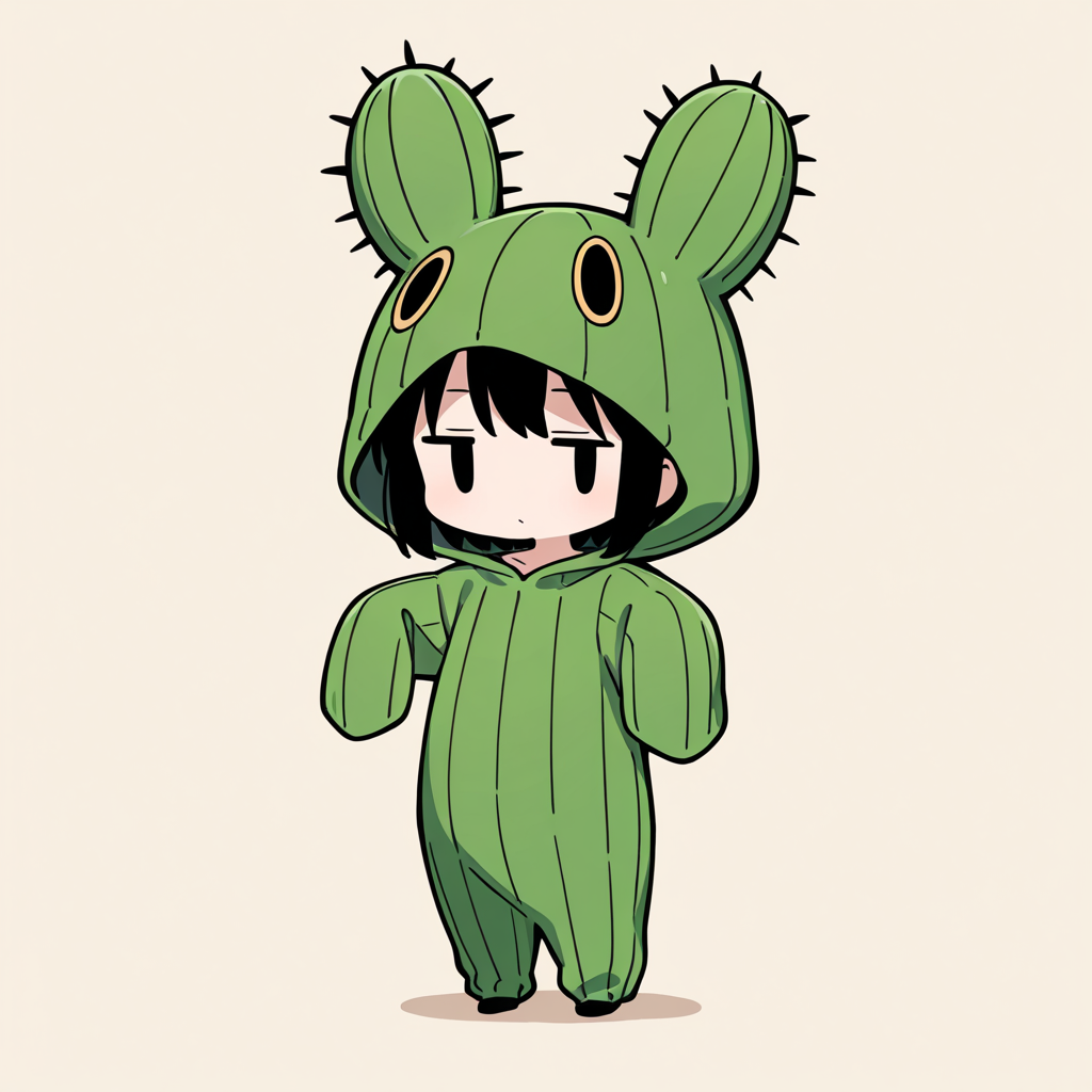 着ぐるみ着せ替え（サボテン）