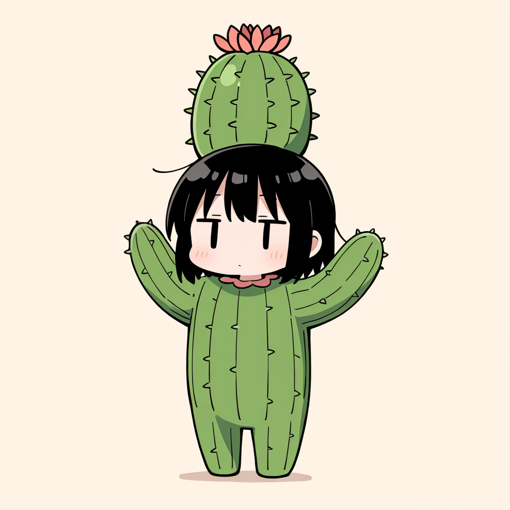 着ぐるみ着せ替え（サボテン）