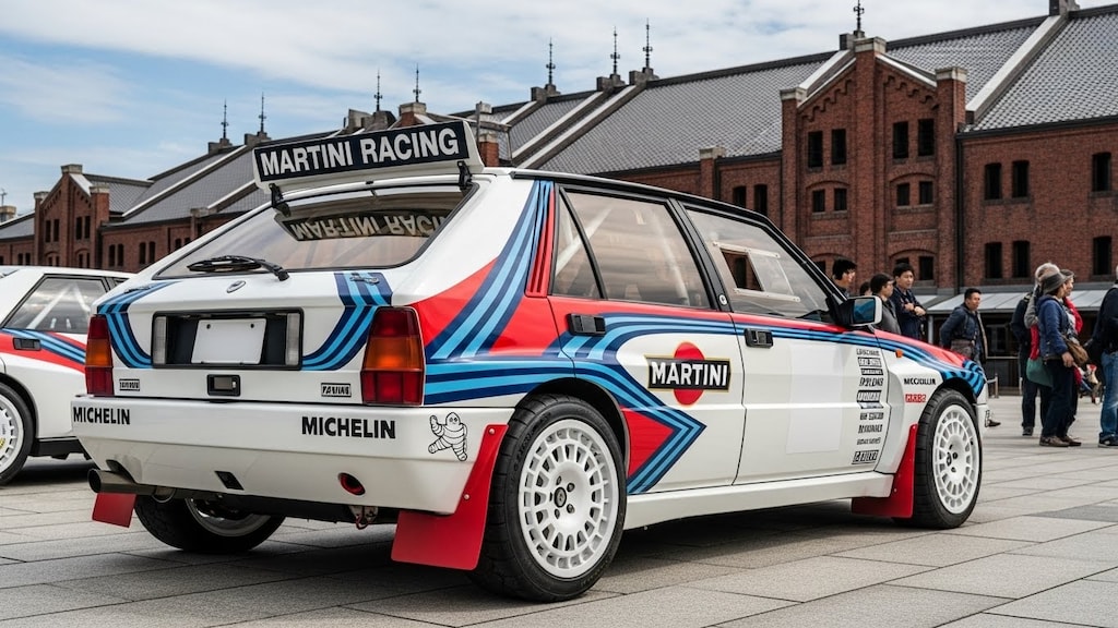 ランチアデルタラリーカー