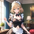 ヘソを出したいメイドたち 2枚目