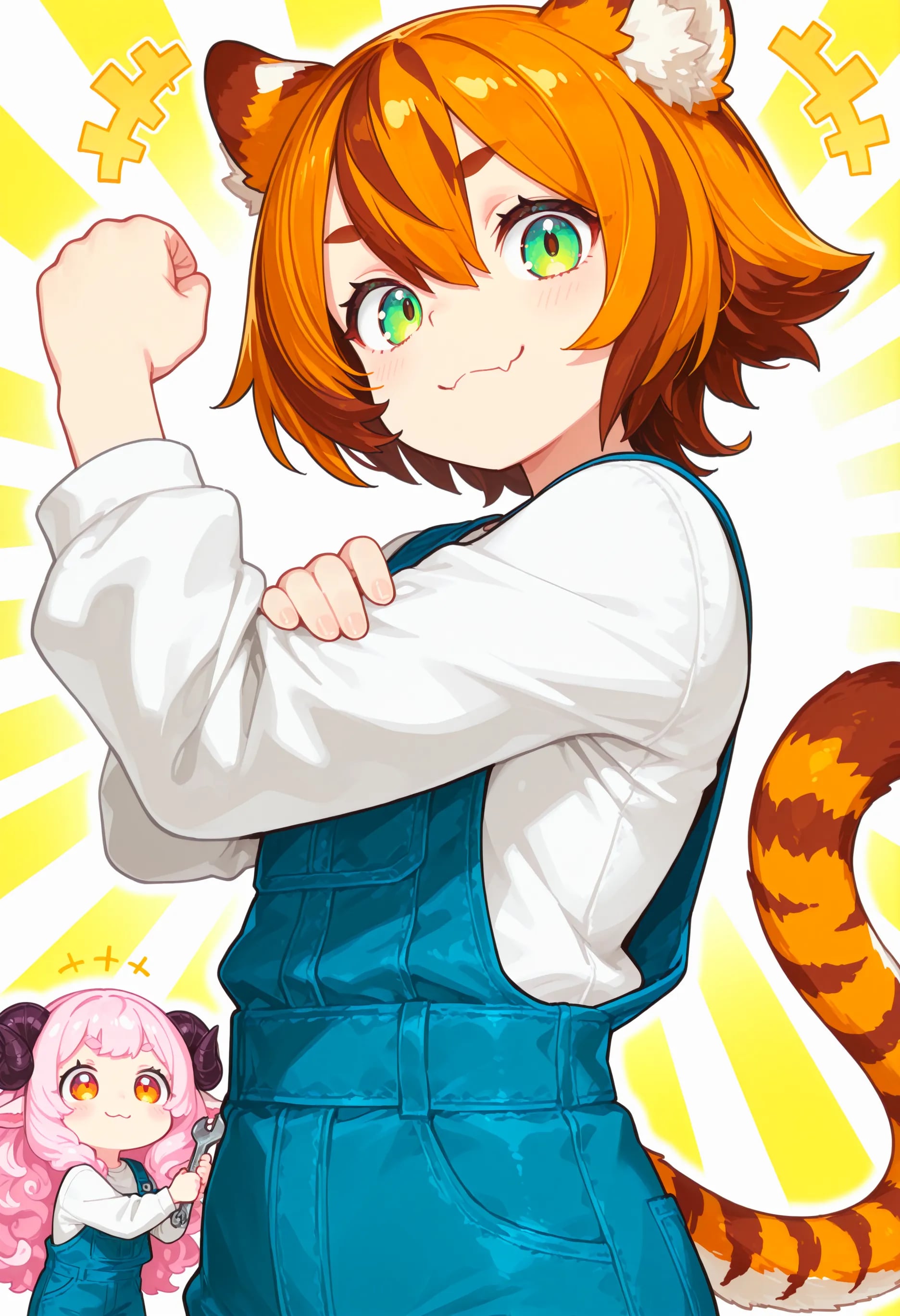 4月11日 ガッツポーズの日 | の人気AIイラスト・グラビア