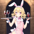 メイドバニー（夜のお仕事） 2枚目