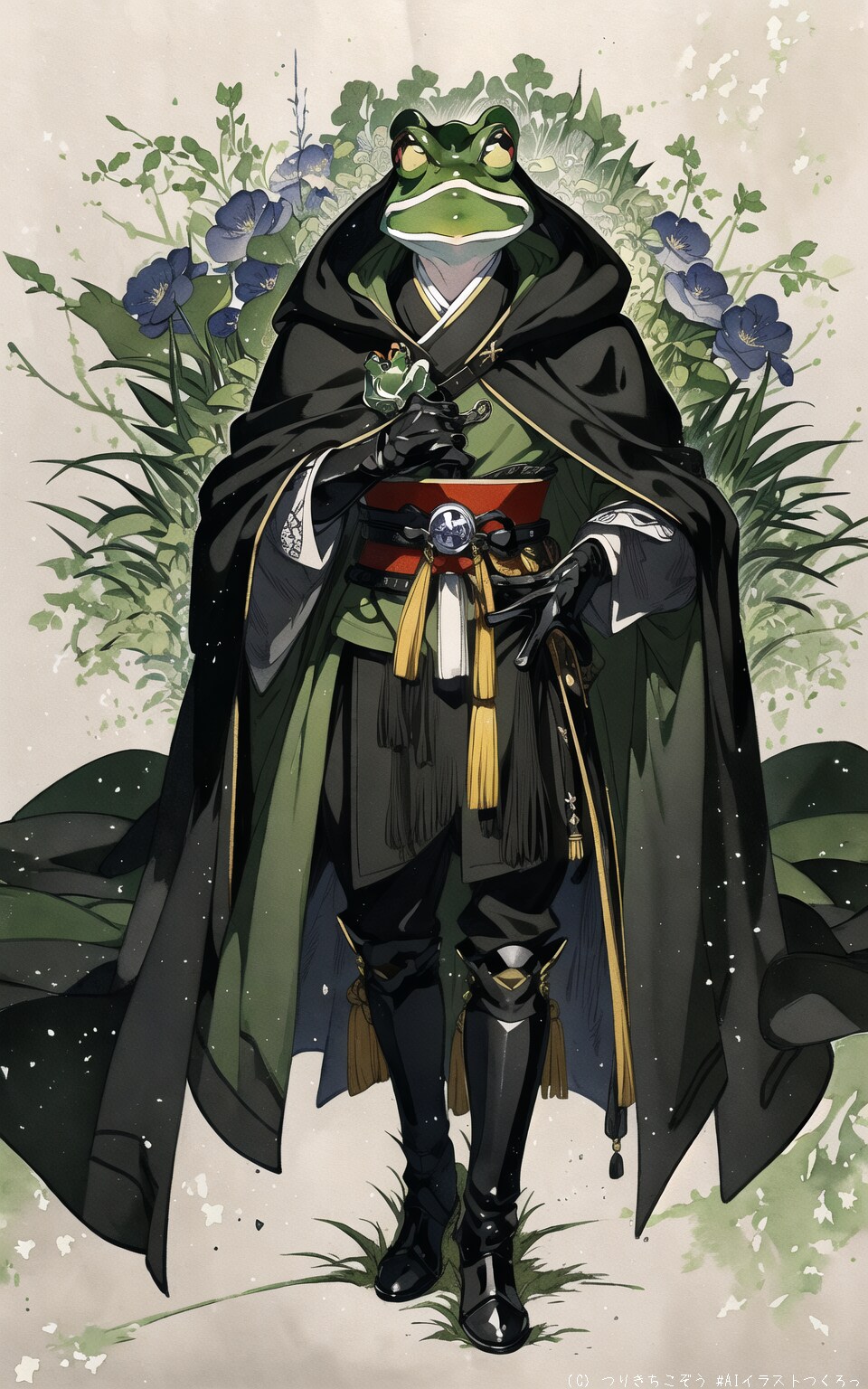 カエルの武将〜信長風