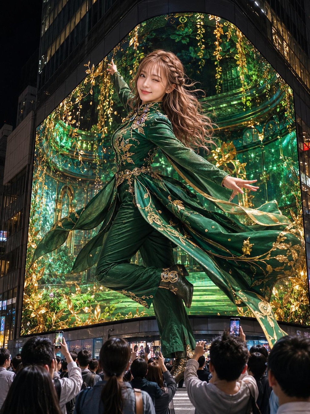 飛び出し街頭3D広告