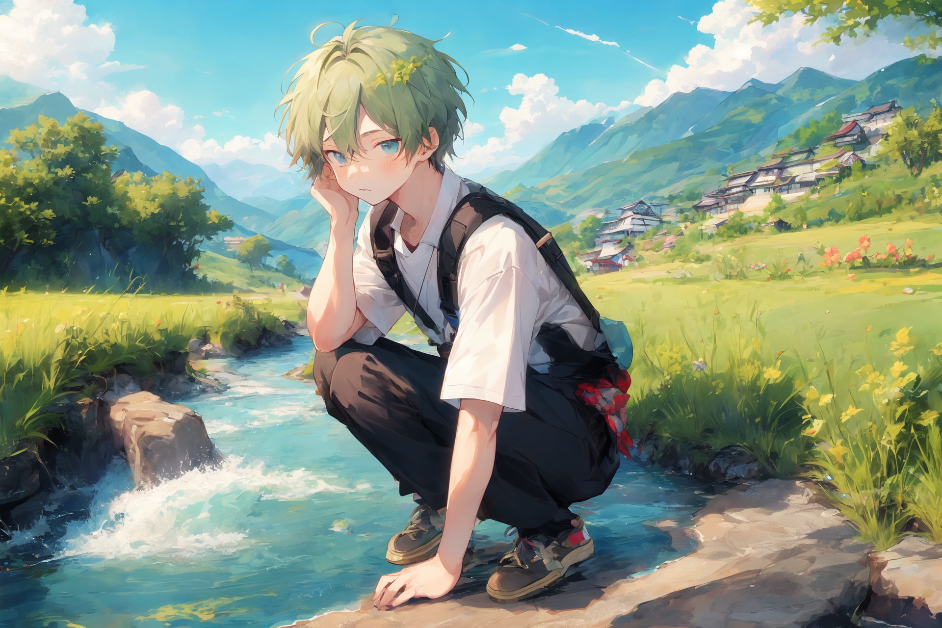 夏のせせらぎ