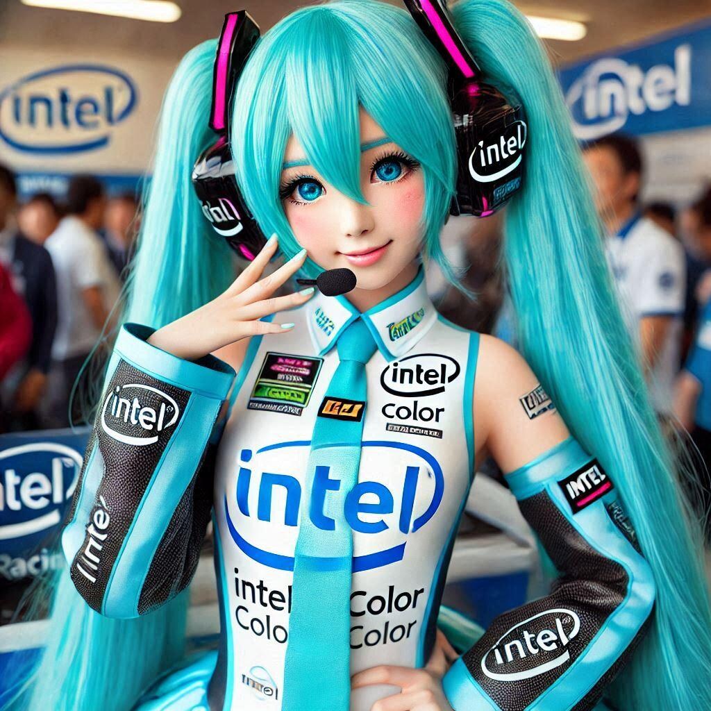 Intelカラーレーシングスーツ初音ミク