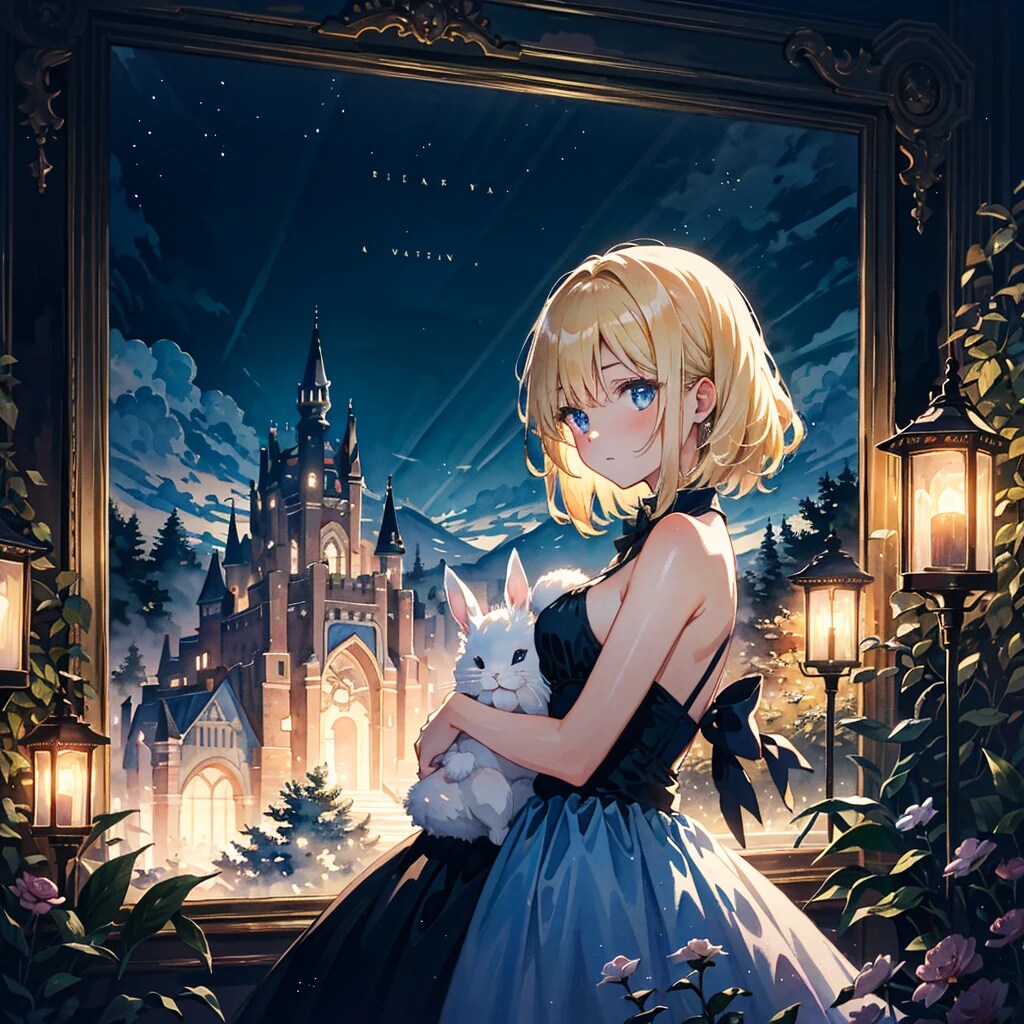 うさぎとお城 | の人気AIイラスト・グラビア