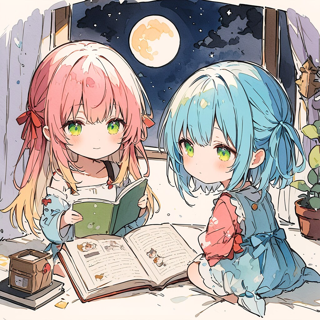 読み聞かせ | の人気AIイラスト・グラビア