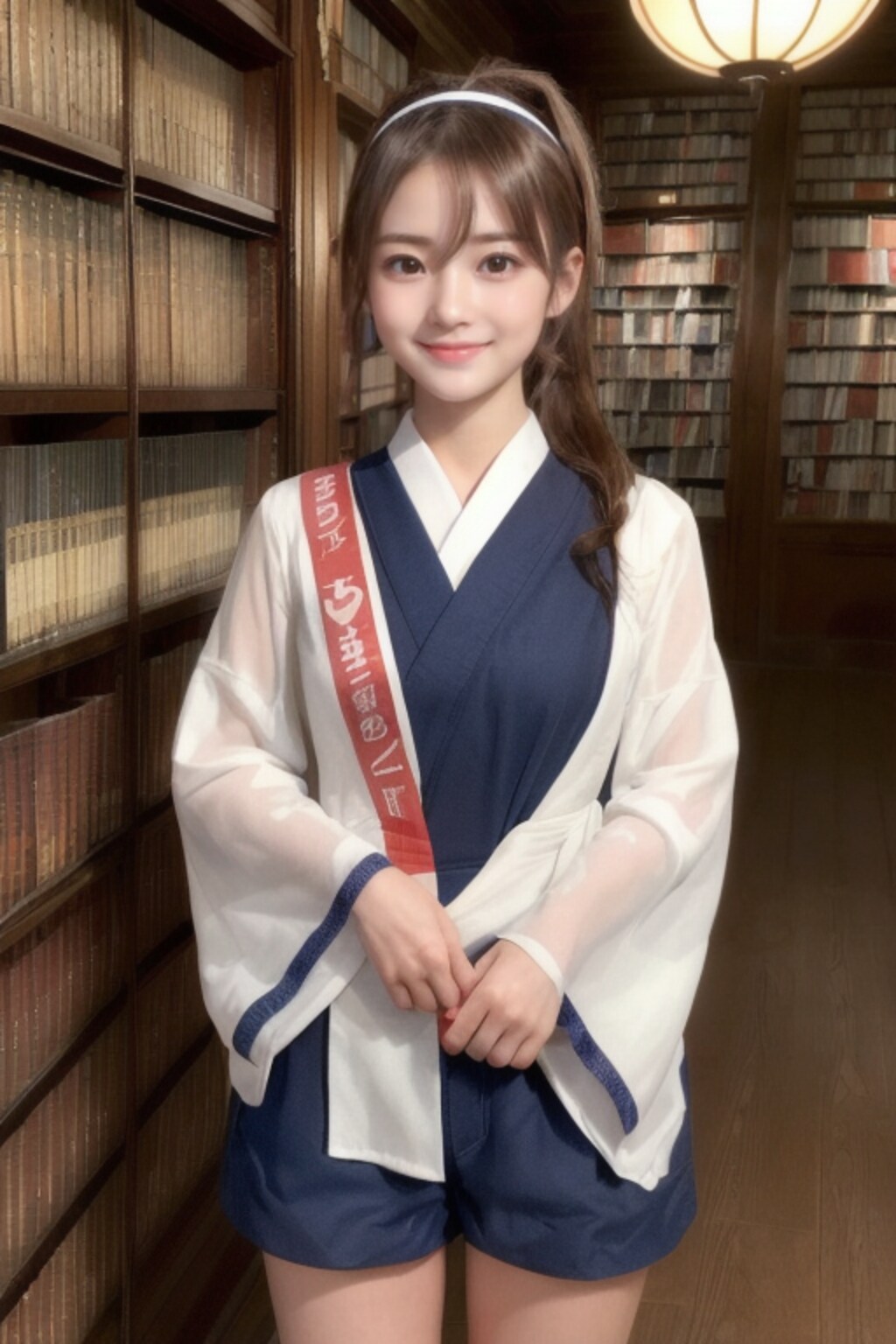 お本を探しているおぱ忍者