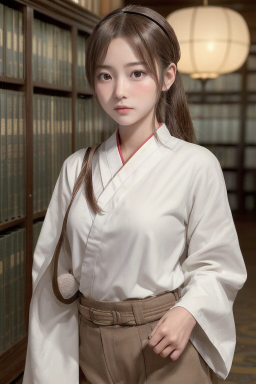 お本を探しているおぱ忍者