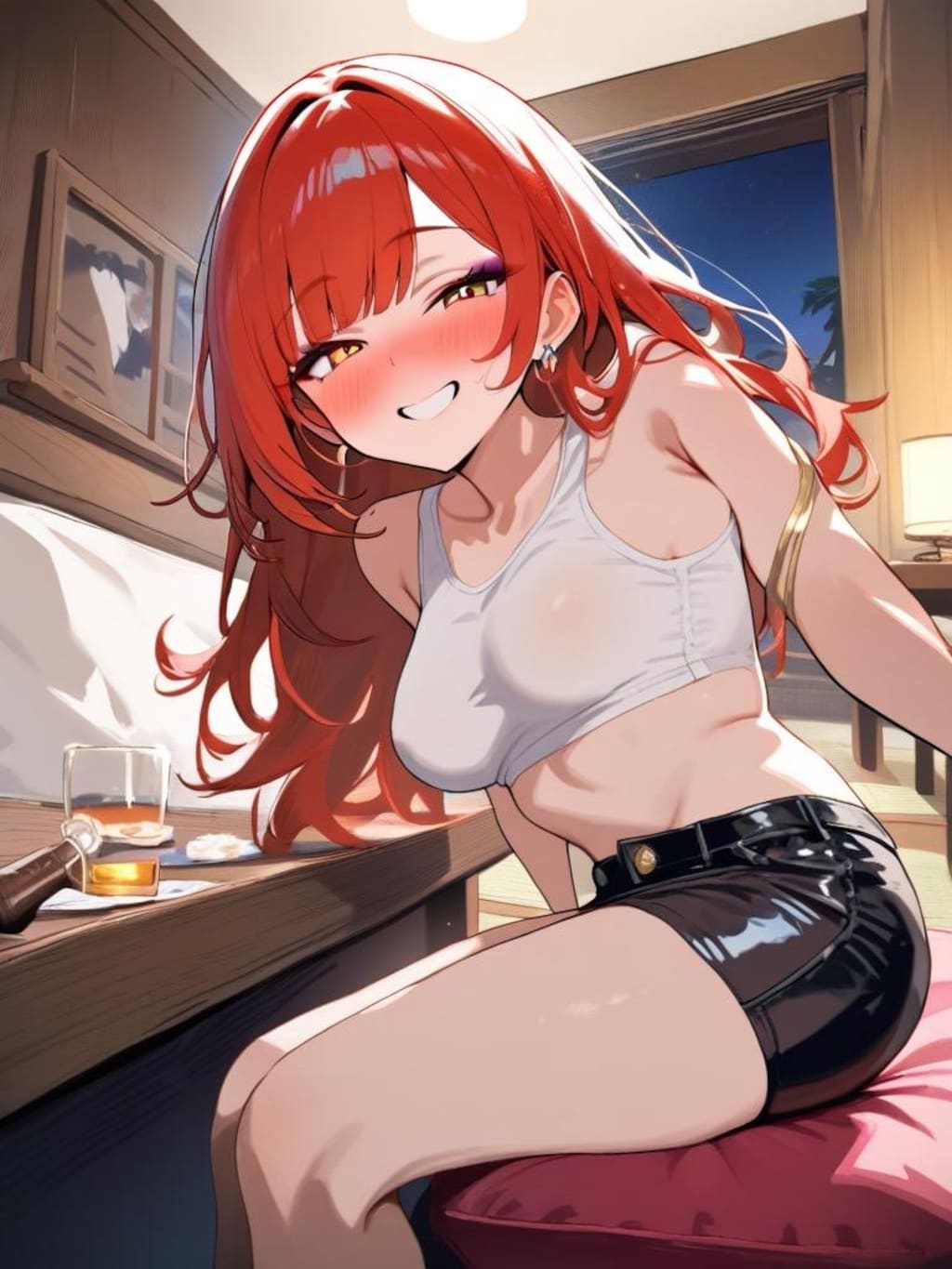 ギャルとサシ飲み♪