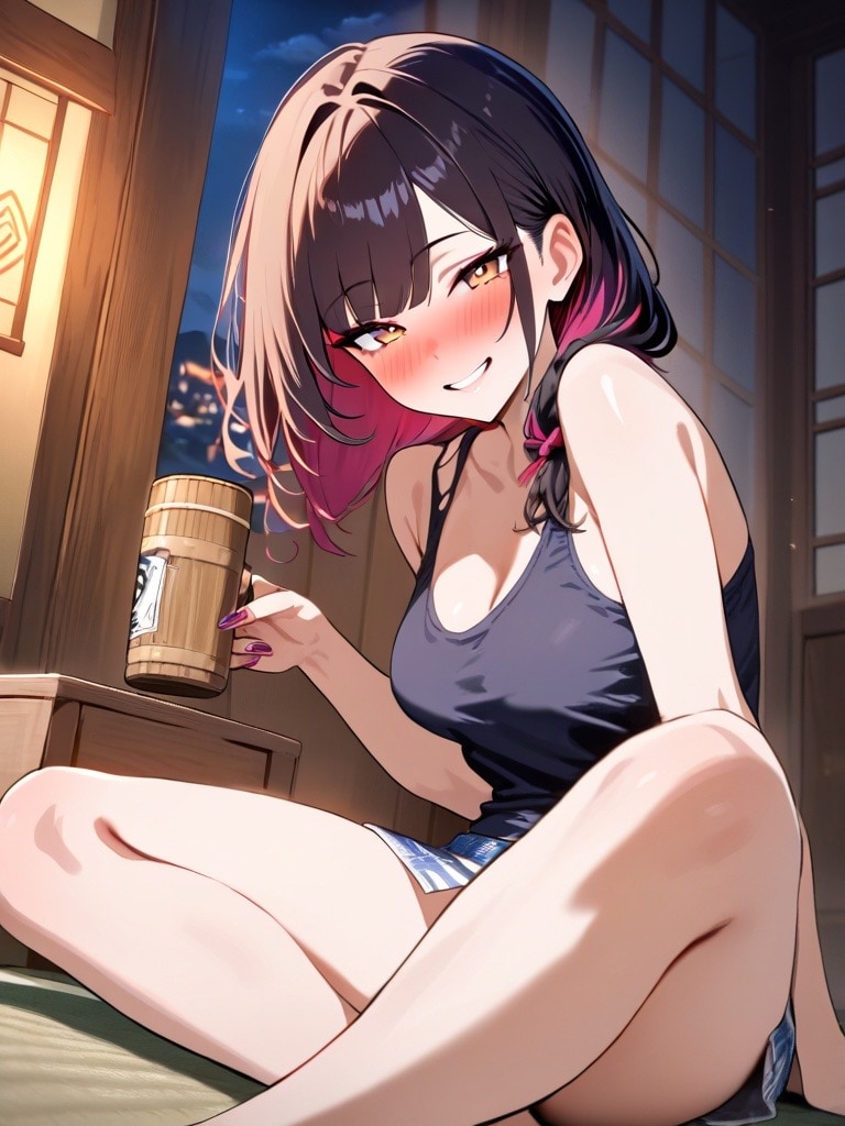ギャルとサシ飲み♪