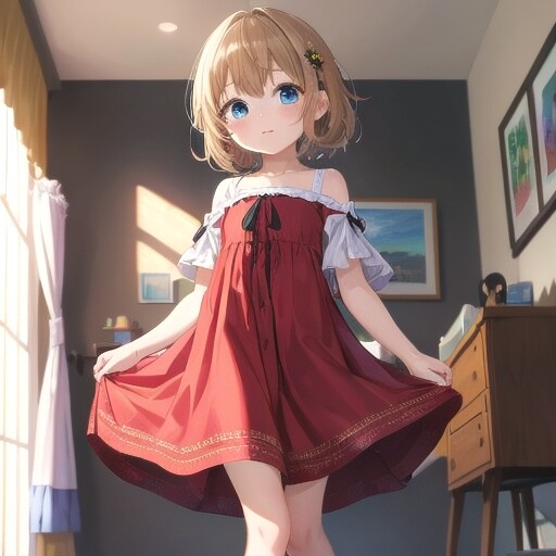 子供部屋の女児２