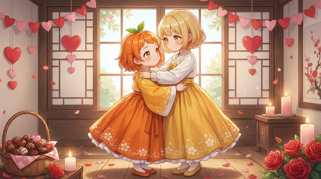 韓服マル