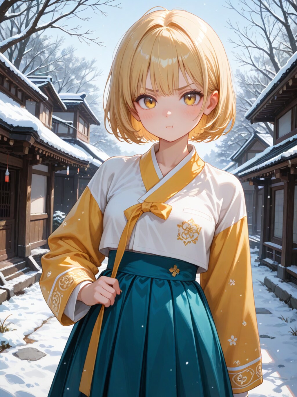 韓服マル